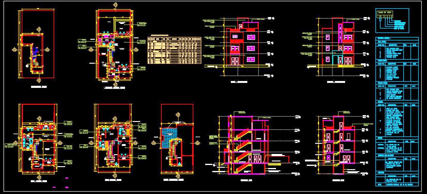 Luxurious Villa Architectural CAD Drawing - 10x20m Plot